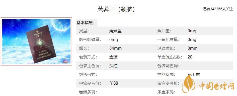 芙蓉王烟价格表和图片2021 芙蓉王烟的寓意是什么